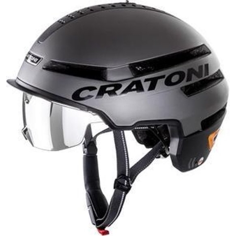 Cratoni Smartride Fietshelm speed pedelec NTA 8776 - Maat S/M - (54-58cm) - Grijs