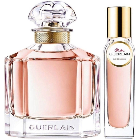Guerlain Mon Guerlain Giftset - 100 ml eau de parfum spray + 15 ml eau de parfum spray - cadeauset voor dames