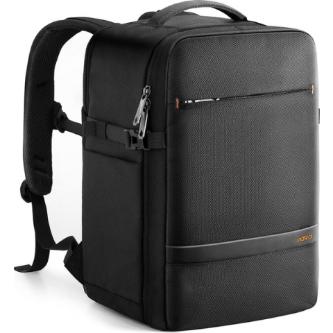 20L Ryanair handbagage 40x20x25 reisrugzak vliegtuiglaptoprugzak compatibel met 14 inch MacBook Pro, spatwaterdichte rugzak voor dames en heren met trolleyband en 2 handvatten