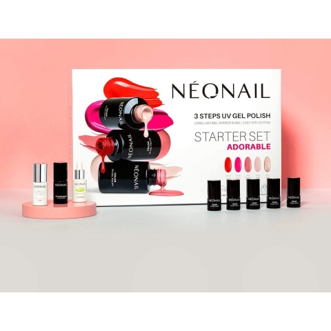 NEONAIL Adorable Starterset gelnagels | voor beginners en gevorderden | step by step | soak off | gellak | gelpolish