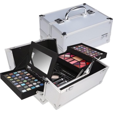 Make-Up Koffer - Make-Up Set - Meisjes - Incl. Inhoud - Veganistisch Cosmetica - 113 Delig - Incl Slot