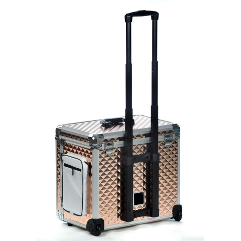 Pedicure koffer/trolley - Professional Pedicure Case - Rose Gold Disco