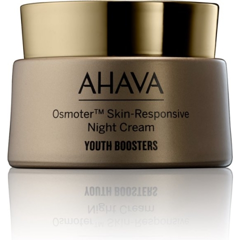 AHAVA Osmoter Huidresponsieve Nachtcrème - Innovatief & Verjongend | Anti-rimpel & Anti-aging | Hydrateert met Smartium-technologie | Gezichtscrème voor mannen & vrouwen | Moisturizer voor een droge huid & gezicht - 50ml