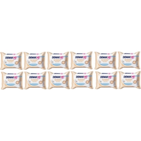 Demak'up Reinigingsdoekjes Sensitive - 12x23st - Voordeelverpakking