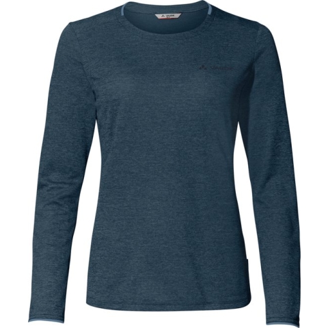 Vaude Women´s Essential LS T-Shirt - Outdoorshirt - Dames - Lange mouwen - Blauw - Maat 40