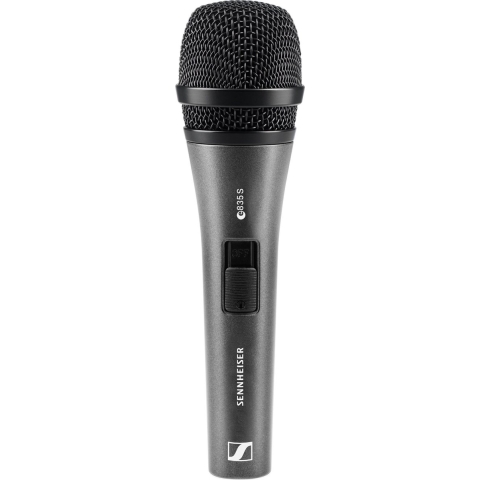 Sennheiser E 835 S - Zangmicrofoon, met schakelaar