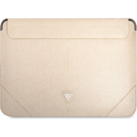 Guess Saffiano Laptoptas voor o.a. Apple MacBook (16") - Goud