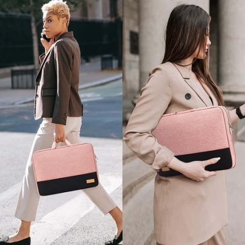 laptoptas, grote capaciteit, uitbreidbare aktetas voor dames en heren, zakelijk kantoor, reizen, waterafstotende laptoptas, computertas,14 inch