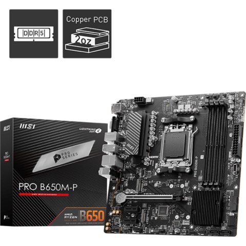 PRO B650M-P (B650,AM5,mATX,DDR5)