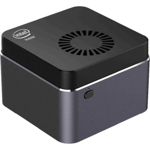 Elementkey iniX - Ultra Klein Mini PC - Intel Celeron J4125 2.7Ghz - 8GB RAM + 256GB SSD - 3 Jaar garantie - Windows 11 Pro - Zwart