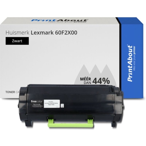 PrintAbout - Alternatief voor de Lexmark 60F2X00 / zwart