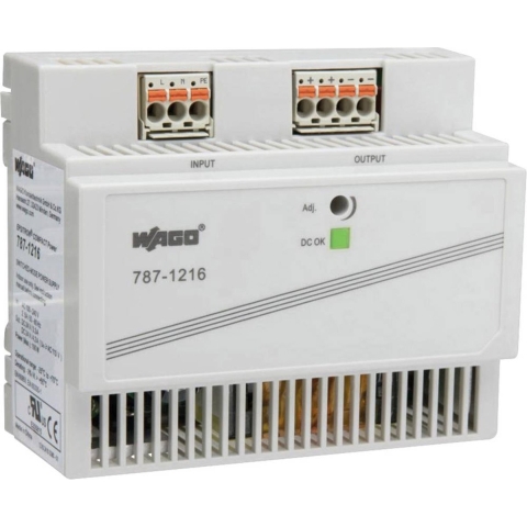 WAGO 787-1216 DIN-rail netvoeding 24 V 4.2 A 100.8 W Aantal uitgangen: 1 x Inhoud: 1 stuk(s)