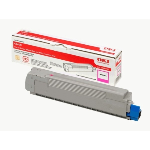 Oki Toner - magenta  voor de C8600 / C8800 (6k)