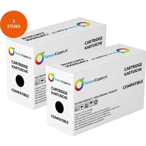 2X Ricoh 407254/SP201HE - Alternatieve Toners - 5200 Pagina's - Geschikt voor Ricoh Aficio SP200 SP201 SP201n SP201nw SP203s SP204sf SP204sfn SP204sfnw SP204sn SP210 SP211 SP211sf SP211su SP212nw SP212SFNw SP212SFw SP212SNw