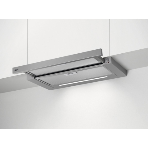 AEG DPE5660M 5000 Extractor - Afzuigkap - Vlakscherm - Semi-inbouw (uittrekbaar) Grijs