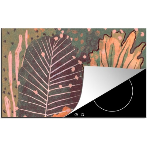 Inductie beschermer - Inductie Mat - Kookplaat beschermer - Vintage - Herfst - Kunst - Bos - Natuur - 90x52 cm - Afdekplaat inductie - Inductiebeschermer