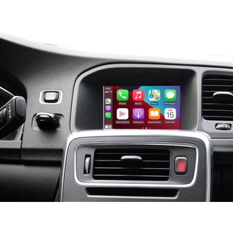 Wireless Carplay en Android auto interface OEM navigatie upgrade voor o.a. Volvo S60 XC60 en V40