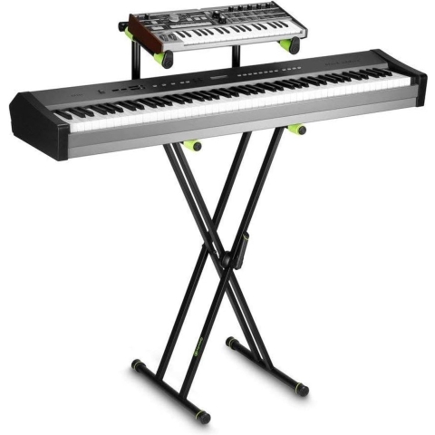 Keyboardstandaard, X-keyboard standaard, Stabiele dubbele keyboardstandaard