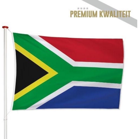 Zuid-Afrikaanse Vlag Zuid-Afrika 200x300cm - Kwaliteitsvlag - Geschikt voor buiten