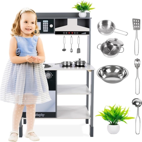 Kinderkeuken Speelkeuken van Hout - kinderkeuken speelgoed-kinder keuken-kinderkeuken assesoires-kinderkeukentje
