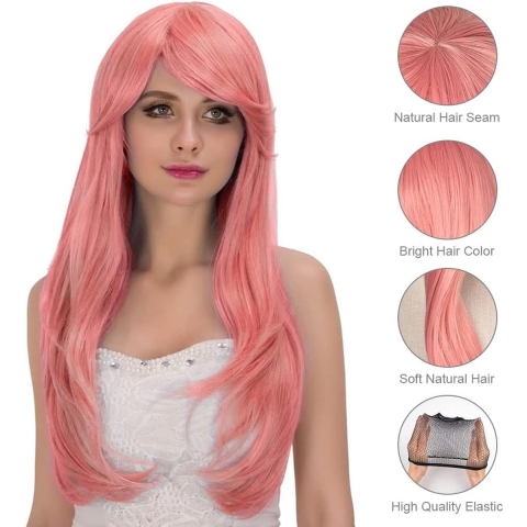 Pruik voor Dagelijks Party Cosplay Gebruik