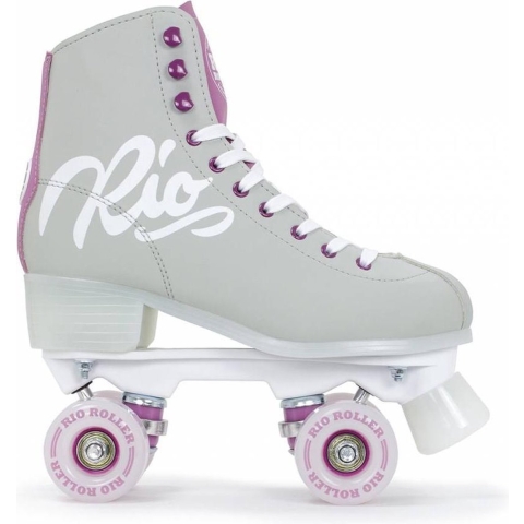 Rio Roller Script rolschaatsen - grijs / paars - maat 40.5
