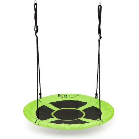 Nestschommel Buitenspeelgoed 100 cm groen - Slinger schommel- Nest Schommel - Ronde schommel - Ooienvaarsnest -100 kg belasting - Voor kinderen en volwassenen