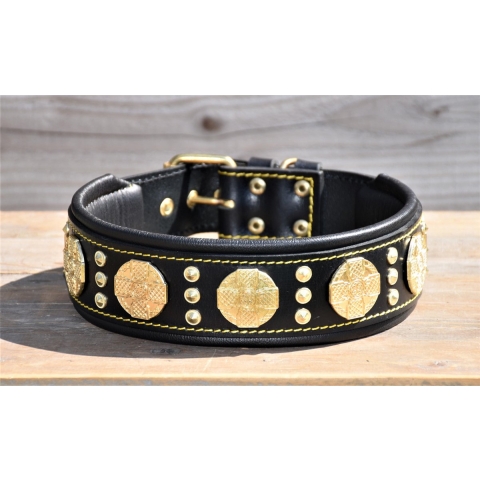 MAXIMUS GOLD HONDEN HALSBAND MAAT M (50-60CM)