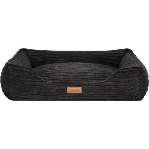 Dog's Lifestyle hondenmand Supersoft Rib Zwart 90cm