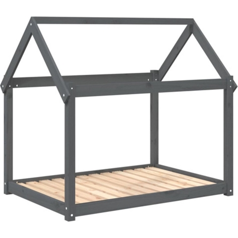 vidaXL-Hondenmand-111x80x100-cm-massief-grenenhout-grijs