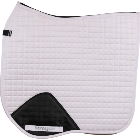 Horsegear Zadeldek Dasar Wit - Wit - dressuur Paard