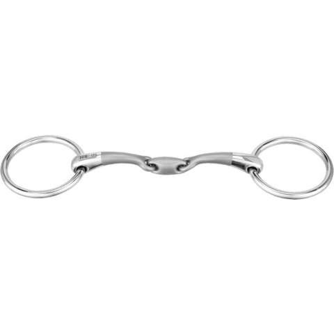 Sprenger Satinox - Kleur: Loose Ring - Double Jointed - Optie: Bradoon - 12mm - Maat: 135mm