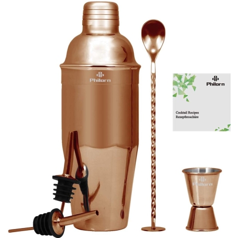 Cocktailset - cocktail set Cocktailshaker Set - Barkeeper-Bar-Kit Cocktail Set - Duurzaam voor huishouden en tuin of een verjaardagscadeau