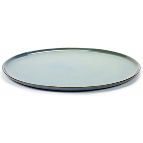Serax Terres de Rêves bord- L - 26 cm - smokeyblue- set van 2
