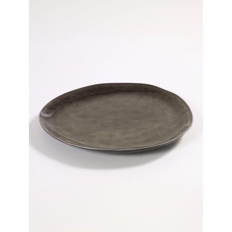 Serax Pure by Pascale Naessens Dinerbord - 28cm x 24cm - 2 Stuks - Grijs