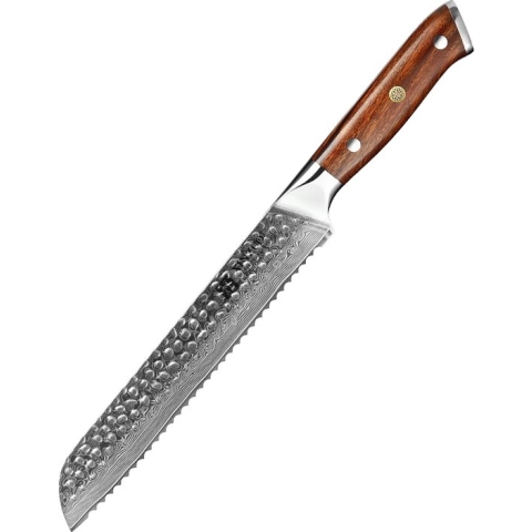 Xinzuo | Broodmes | Damascus staal (gehamerd) | Woestijnijzerhout | B13D