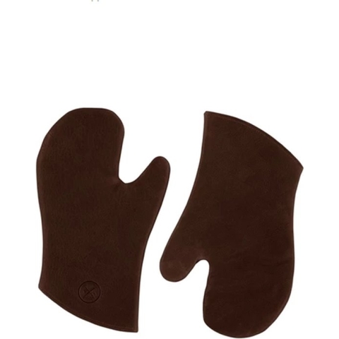 Witloft Classic lederen ovenwant set van 2 dark brown