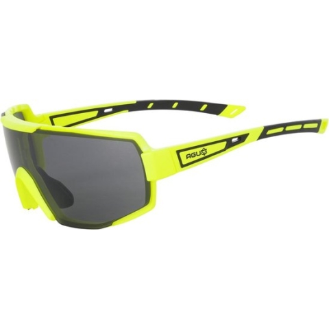 AGU Bold Fietsbril Essential - Fluo Geel - Neusvleugels instelbaar