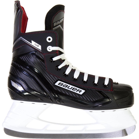 Bauer Schaatsen - Maat 40.5 - Unisex - zwart/rood/wit