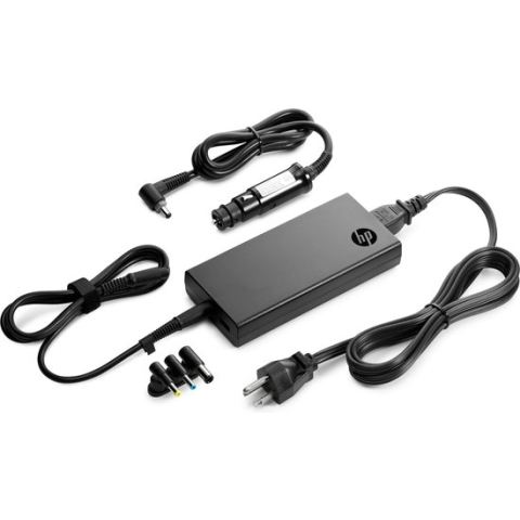HP Slim Combo Adapter with USB - Stroomadapter-AC / auto - 90-264 V wisselstroom V - 90 Watt - Europa - voor HP 250 G4; Chromebook 14; EliteBook 2570, 725 G2, 745 G2, 755 G2, 820 G1, 820 G2, 840 G1