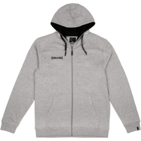 Spalding Flow Zipper Sweater Met Kap Heren - Grijs Gemeleerd | Maat: L