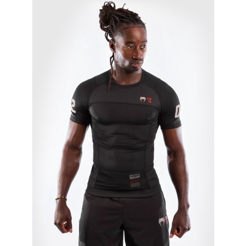 Venum Loma 08-12 Rash Guard Compressie T-shirt S/S Zwart maat XXL
