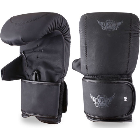 Joya Title Zakhandschoenen - Leer - Matzwart - L
