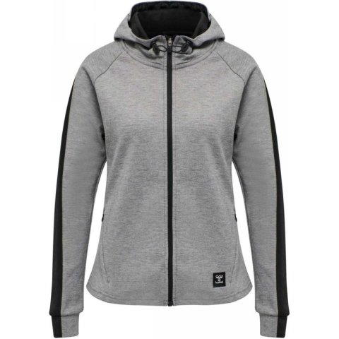 Hummel Essi Sweater Met Ritssluiting Grijs L Vrouw