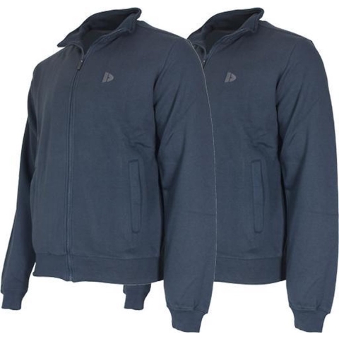 2 Pack Donnay sweater zonder capuchon - Sporttrui - Heren - Maat XL - Donker blauw