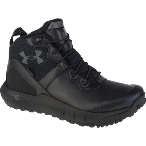UA MG Valsetz Mid LTHR WP-Black Size : 10