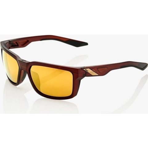 100% DAZE Soft Tact Rootbeer - Flash Gold Lens