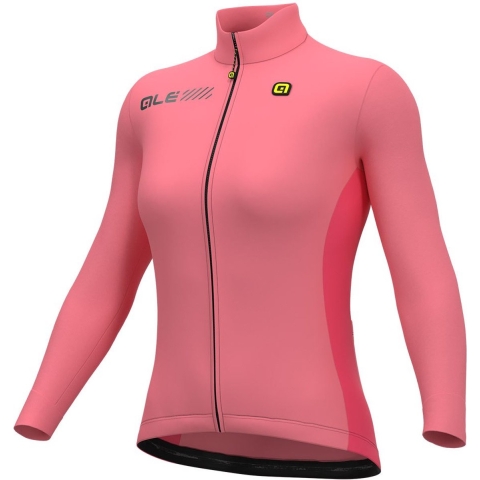 Ale Pragma Fondo 2.0 Jersey Met Lange Mouwen Roze M Vrouw