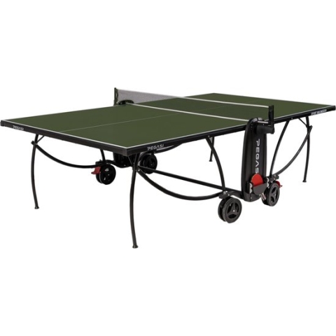 Pegasi Tafeltennistafel Indoor - Groen - Pingpongtafel Opklapbaar