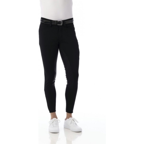 Equitheme Winter Herenrijbroek Zermatt Softshell FullGrip - maat 50 - black